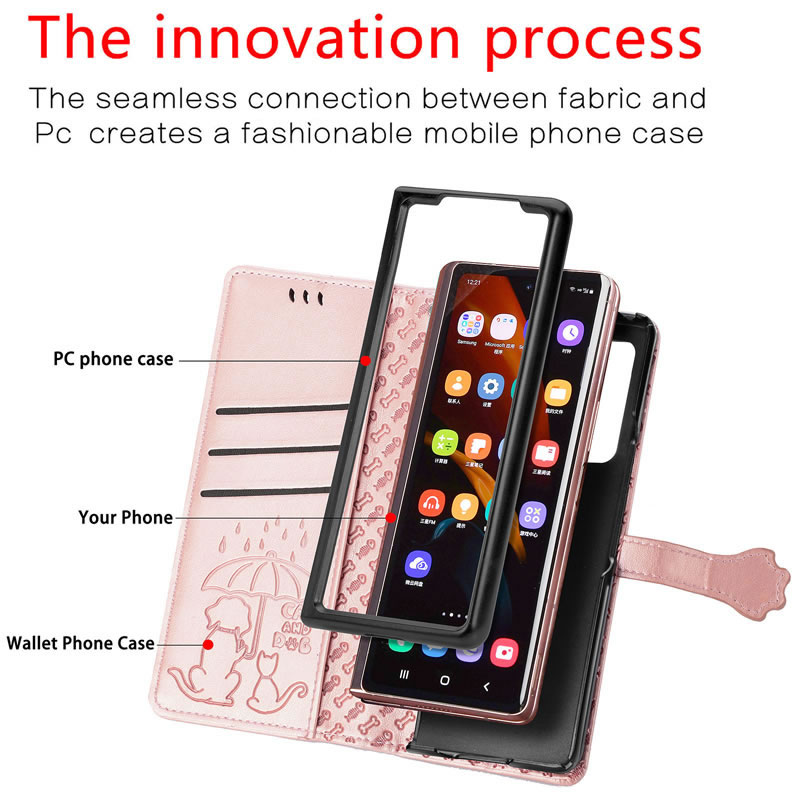 Samsung Galaxy Z Fold4 5G Embossed Butterfly Case