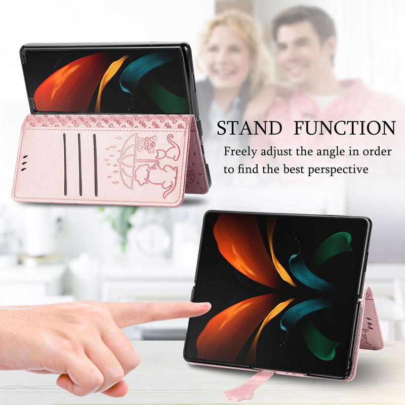 Samsung Galaxy Z Fold4 5G Embossed Butterfly Case